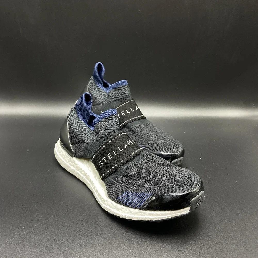 Adidas Stella McCartney Ultraboost X 3D Running Shoes Black Blue Womens Size 5.5
